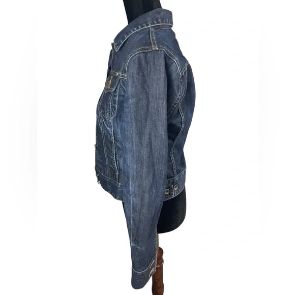 LUCKY BRAND Cotton Denim Trucker Jacket - Picture 11 of 15